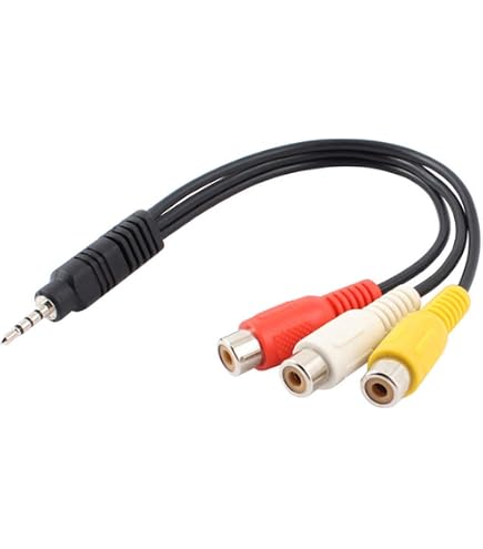 Cavo Jack 3.5 Audio Video Mm 3 Rca