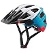 Produktbild Cratoni Fahrradhelm AllSet MTB Gr. M/L 58-61cm matt weiß blau rot