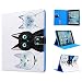 Produktbild iPad 2 3 4 Hülle, SMART LEGEND Lederhülle für iPad 2 3 4 Hülle Lederhülle Katze Weinstock Premium Schutzhülle Wallet Case Bunt Muster Design Etui Brieftasche Ledertasche Neu Zubehör im Bookstyle Cover Schale mit Ständer Standfunktion Etui Karten Slot und Magnetverschluss Flip Case