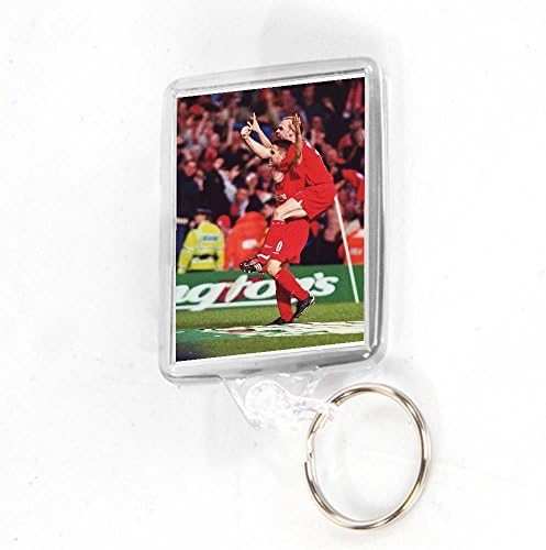 Dipinto Key Ring Rectangular - 02.03.2009 LFC v Manchester United - League Cup Final (2-0)