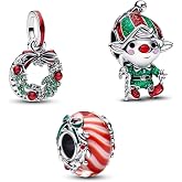 PHCLASY Dulces animales colgantes para pulsera compatible con pulseras europeas para mujeres, regalo para el d&iacute;a de la madre,