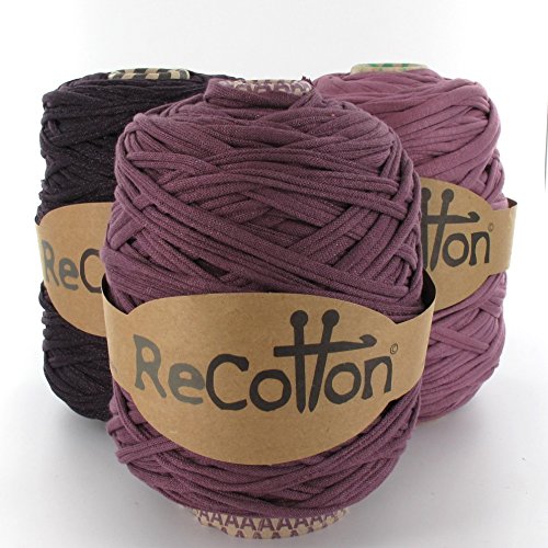 Next ReCotton 500 Stoffgarn Textilgarn Jerseygarn uni Farbe flieder