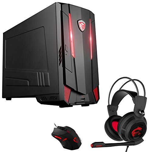 MSI 9S6-B90811-002-956-B907-102 NightbladeMI3 VR7RC-002DE Desktop PC (Intel Core i7-7700, 1000GB Festplatte, 16GB RAM, Geforce GTX 1060, Win 10 Home) schwarz