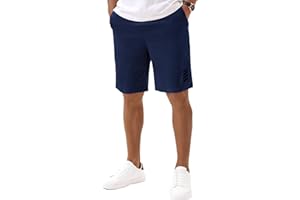 Vortewind Kurze Hosen Herren Sweatshorts Herren Baumwolle，Sommer-Sportshorts mit Taschen & elastischem Bund für Casual ，Jogging ，Training