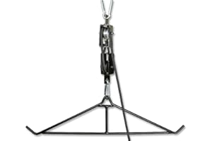 CRKT Hoist'N Lok Big Game Hoist Hunting Game Hoist, 4:1 Mechanical Pulley, Secure Cam Lock, Gambrel and Rope HOIST1
