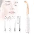 Excefore High Frequency Facial Wand, Portable High Frequency Facial Machine, Machine Set for Face Chin Neck, for Reducing Eyes Puffy, Skin Tightening Wrinkle Reducing, Dark Circles, Freckle, Hair Care