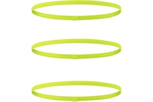 SUFUNE Fascia Sportiva Capelli Antiscivolo,3 Fasce Sottili Elastiche per Donna Uomo, per Sport,Yoga, Fare Jogging