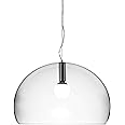 Kartell Big FL/Y Lampada a Sospensione 15 W, Cristallo, Diametro 83cm