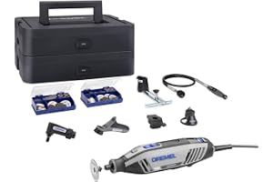 Dremel 4250 multiverktyg 175 W, variabel hastighet 5 000–35 000 varv/min, multiverktygssats med 6 tillbehör, 1 Dremel BOX, 12