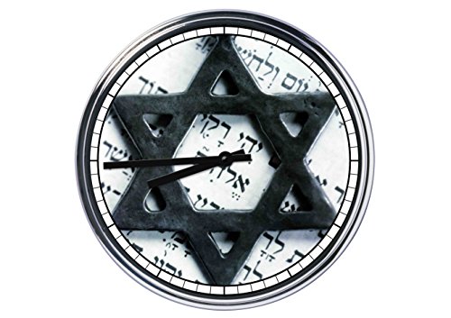 Preisvergleich Produktbild Wanduhr Mit Judenstern David