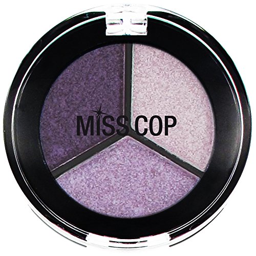 Miss Cop Trio Eye Shadow, Purple 3 g