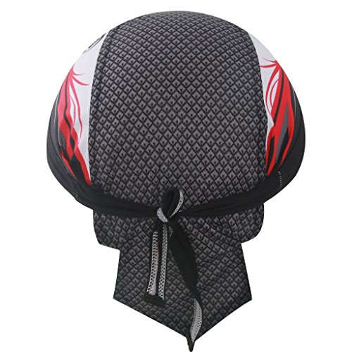 GWELL Bandana Cap Atmungsaktiv Kopftuch Skelette Leopard Bikertuch UV Schutz Fahrrad Erwachsene Radsport - 2