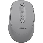 Classone CBT14 Bluetooth + 2.4 Ghz Şarj Edilebilir Kablosuz Mouse - Gri