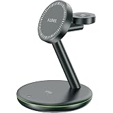 3 In 1 Wireless Charging Station with Magsafe Feature Compatible with X-Level X-multimag iPhone/Apple Watch/Airpods, 33W Fast Charging, Moon