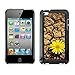 Produktbild Soft Silicone Rubber Case Hard Cover Protective Accessory Compatible with Apple IPod Touch 4 - Design Desert Flower