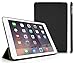 Price comparison product image MyGadget Smart Case with Stand for Apple iPad 9.7" (2017) - Magnetic Auto Sleep/Wake Function - Protective Flip Cover with Clear frosted Back - Black