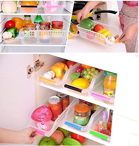 wjkuku Kühlschrank und Gefrierschrank Lagerung Organizer Mülleimer für Küche, 3 Pc Set - 3