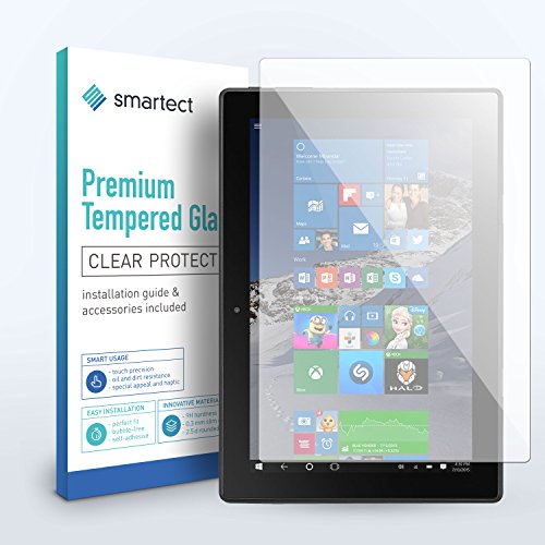 smartect® Panzerglas Displayschutzfolie für Lenovo Miix 310 aus gehärtetem Tempered Glass • Gorilla Glass mit Härtegrad 9h • 0,33mm Ultra-Dünn • Abgerundete Kanten (2.5D) • Anti Fingerabdruck - 2