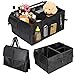 Price comparison product image Car Boot Organiser,Tvird Auto Car Storage Organizer,Foldable Oxford Fabric Organiser Bag,Collapsible Shopping Travel Box Holder For Car,SUV,Minivan,Truck & Indoor,Multi-function Black Trunk Box.