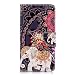 Produktbild Chreey Huawei P20 Pro Hülle, Leder Handyhülle Flip Case Bunt Niedlich Muster Handy Schutzhülle mit Brieftasche Kartenfach Magnetverschluss [Kleine Blume Elefant]