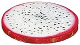 Brandsseller Frucht-Sitzkissen Dekokissen Stuhlkissen Zierkissen - Größe: ca. 40 x 4 cm - Drachenfrucht
