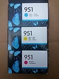 officejet pro 8600 plus e-all-in-one HP 951 klein 3 Original Druckerpatronen für HP Officejet Pro 8600 Plus (Cyan/Yellow/Magenta) Tintenpatronen