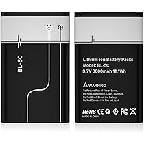 2 Stück 1020mAh BL-5C BL5C BL 5C Akku Für 6230 6330 6263 6267 6270 6555