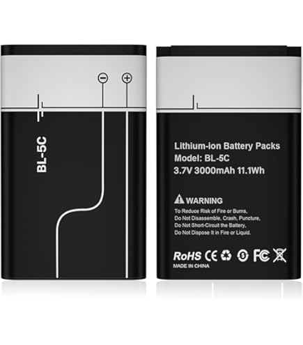Nokia BL5J Batterie 1320 mAh : Amazon.fr: High-Tech