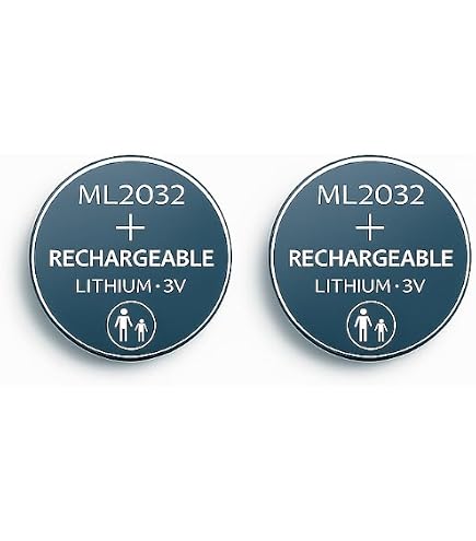 EEMB LIR2450 Batterie Rechargeable avec 5 Piles Bouton Lithium-ION 3,7