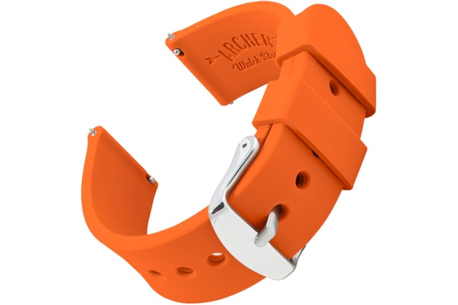 Archer Watch Straps - Soft Silicone Quick Release Watch Bands