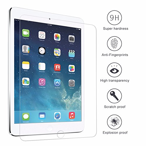 [2-pack] iPad mini Schutzfolie, SIDARDOE gehärtetes Schutzglas Panzerglas für Apple iPad mini, iPad mini 2, iPad mini 3, HD ultraklar, 0,33mm, 2,5D abgerundete Ecken, Härtelevel 9H, kratzfest, fingerabdruckabweisend, mit Garantie - 3