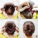 CareforYou® Lady Magic Silk Wire Hair Donut Bun Maker Former Shaper Styling Roll Updo Styler Clip Twist Tool Curler L+S