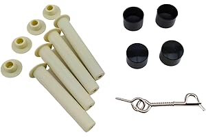 EDENEA - Kit Pièces Détachées Barrière Sécurité Piscine - Clôture De Sécurité Bassin - Loquet Capuchons Bouchons Chevilles - EDG by Aqualux Nora