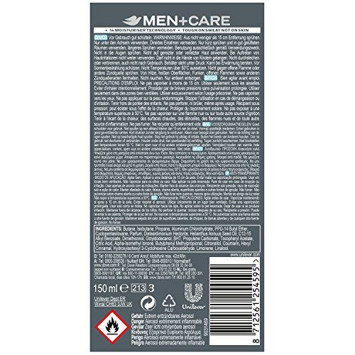 Dove Men+Care Deospray Clean Comfort Anti-Transpirant, 3er Pack (3 x 150 ml) - 2