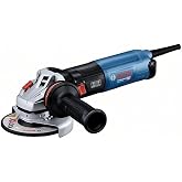 Bosch Professional Avu&ccedil; Taşlama Makinesi GWS 17-125 (1.700 Watt, ilave sap, koruyucu kapak, klipsli ayırma koruma kapağı, toz