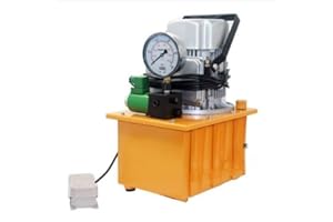 KENSYUINT 750W 700Bar Elektrische Hydraulikpumpe Elektrohydraulikpumpe Hydraulikmotor Pumpe mit Magnet Ventil Hydraulikaggregat Hydraulikmotorpumpe Elektropumpe