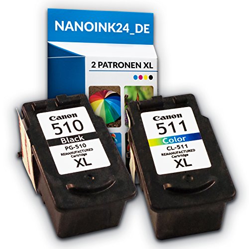 2 x Compatibles Cartouches d encre pour Canon PG510 XL   CL511 XL MP480 MP260 IP2700    Nano