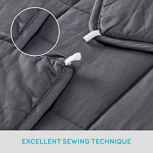 Brentfords Gewichtsdecke 8 Kg 150x200 Cm - Schwere Decke Gegen Stress & Für Besseren Schlaf