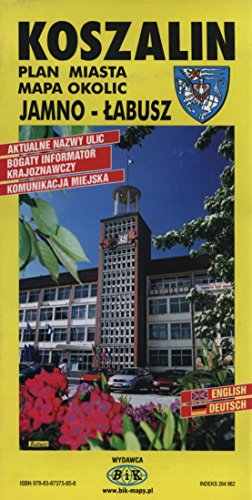 Preisvergleich Produktbild Koszalin: Plan miasta, mapa okolic