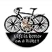 Produktbild Lyy 12" Ein Fahrrad Vinyl Uhr Mauer Uhr Jahrgang Modern Handarbeit Geschenk Dekor Uhr.