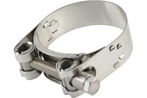 SIWERK Fittingteile - Gelenkbolzenschellen aus Edelstahl - Schlauchschellen (Werkstoff: Edelstahl W4 - Ø Spannbereich: 25-27 mm)