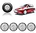 Auto Pearl - Premium Quality Car Full Wheel Cover Caps Silver and Black 14 Inches For - Tata Indigo RS.1349.00