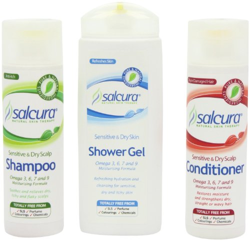 Salcura Shampoo Conditioner and Showergel Starter Pack