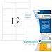 Produktbild HERMA 8842 Adressaufkleber für Tintenstrahldrucker DIN A4 (88,9 x 46,6 mm, 25 Blatt, Papier, matt) selbstklebend, bedruckbar, permanent haftende Inkjet Adress-Etiketten, 300 Klebeetiketten, weiß