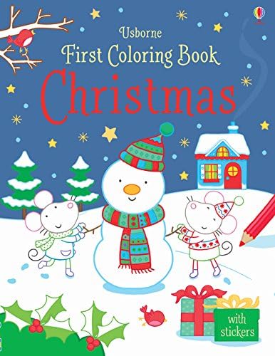 First Colouring Book Christmas (First Colouring Books) (First Colouring Books with stickers)