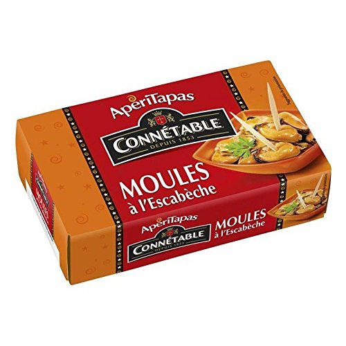 Preisvergleich Produktbild Connetable - Apéritapas-Muscheln Mit Escabèche 3X111G - Apéritapas Moules À L'Escabèche 3X111G - Preis Pro Einheit - Schnelle Lieferung
