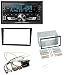 Produktbild caraudio24 Kenwood DPX-M3100BT 2DIN AUX MP3 Bluetooth USB Autoradio für Opel Corsa D Stealth schwarz