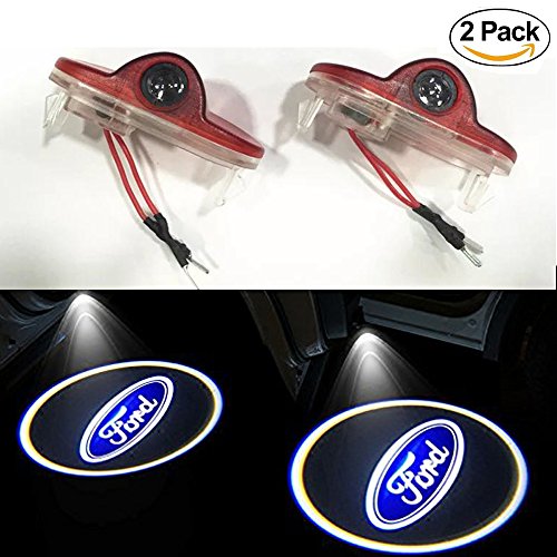 Excellent Albright 4 x para Coche Luces de bienvenida sombra del fantasma de la lámpara del proyector de bienvenida Ford(2 piezas) Pack of 2