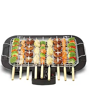 R Runilex Electric Barbeque Grill Tandoori Maker (Black, 2000W)