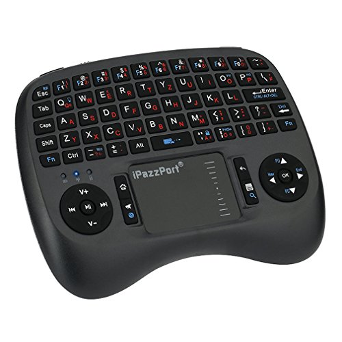 LESHP 2.4GHz Mini Wireless QWERTY Tastatur mit Hintergrundbeleuchtung für Desktop / Laptop Dual Mouse USB Receiver Plug - 2